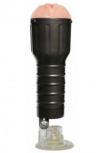 Desire Cup Fener Tipi Vantuzlu Suni Vajina Mast�rbat�r - Siyah